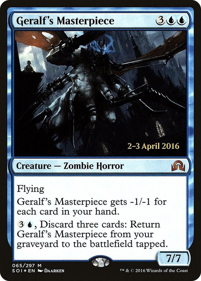 0065 Geralf's Masterpiece M Prerelease Cards