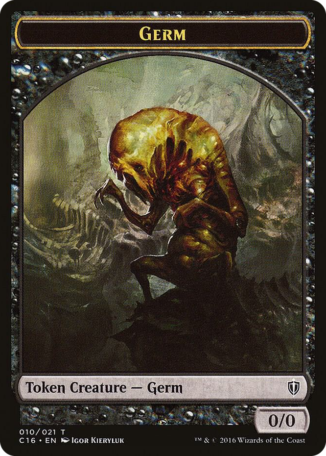Germ // Spirit (006) Double-Sided Token #10 T - Commander 2016 Pokemon card