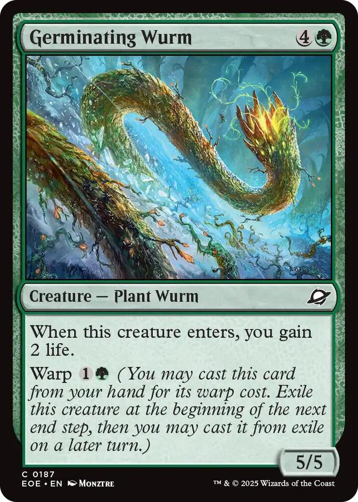 0187 Germinating Wurm C Edge of Eternities