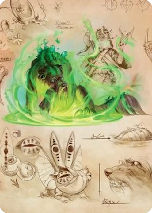 Germination Practicum Art Card #32 S - Art Series: Secrets of Strixhaven Pokemon card