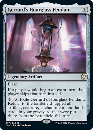 0017 Gerrard's Hourglass Pendant R Commander: Dominaria United