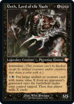 0107 Geth, Lord of the Vault (Retro Frame) M Commander: The Brothers' War