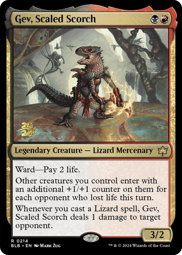 0214 Gev, Scaled Scorch R Prerelease Cards