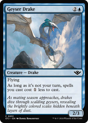0051 Geyser Drake C Outlaws of Thunder Junction