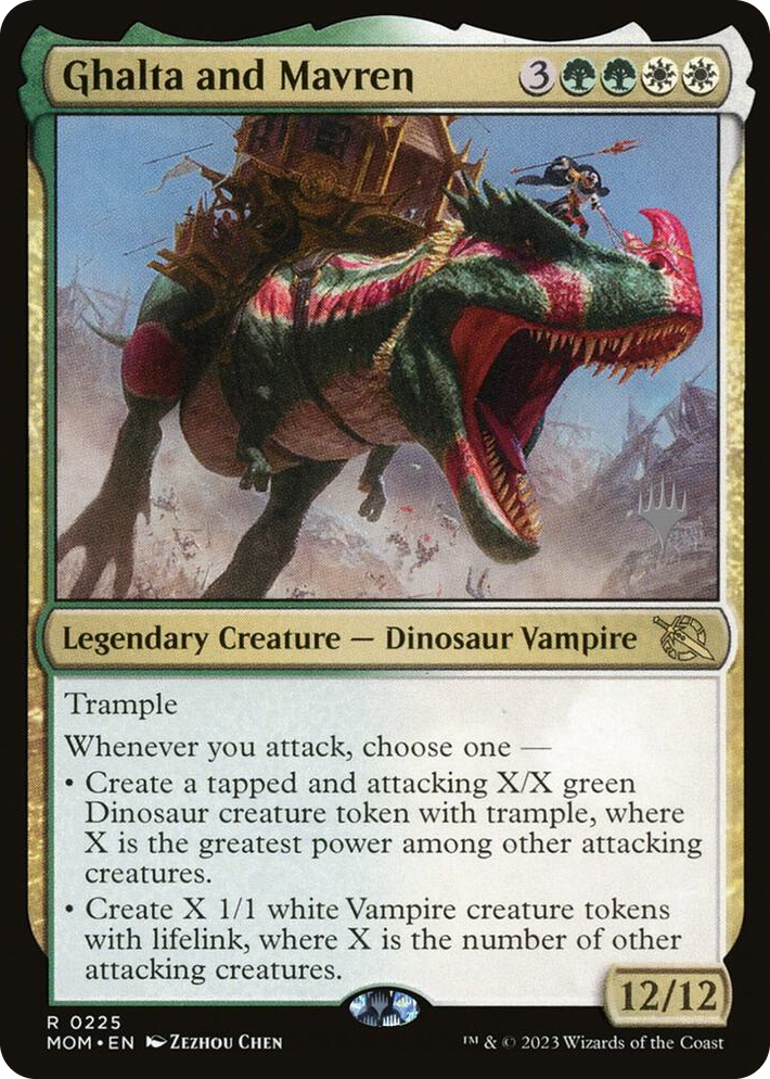 0225 Ghalta and Mavren R Promo Pack: March of the Machine