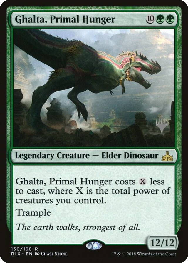 0130 Ghalta, Primal Hunger R Promo Pack: Core Set 2020