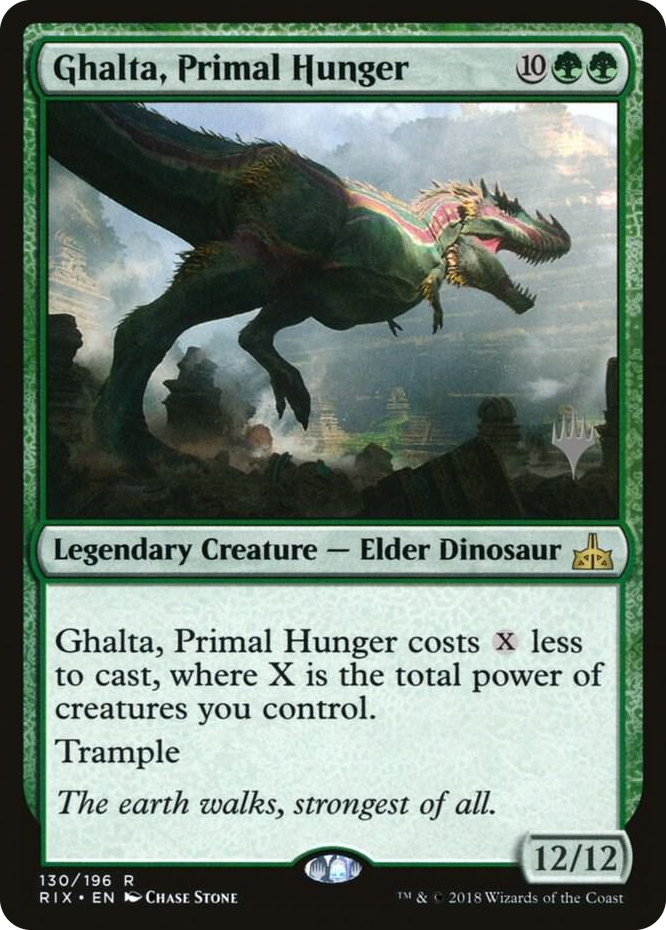 0130 Ghalta, Primal Hunger R Promo Pack: Core Set 2020