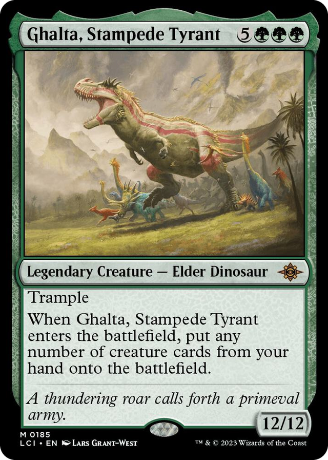 0185 Ghalta, Stampede Tyrant M The Lost Caverns of Ixalan
