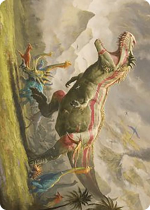 0024 Ghalta, Stampede Tyrant Art Card S Art Series: The Lost Caverns of Ixalan