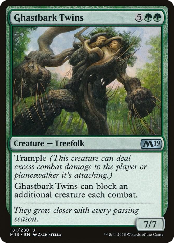 0181 Ghastbark Twins U Core Set 2019