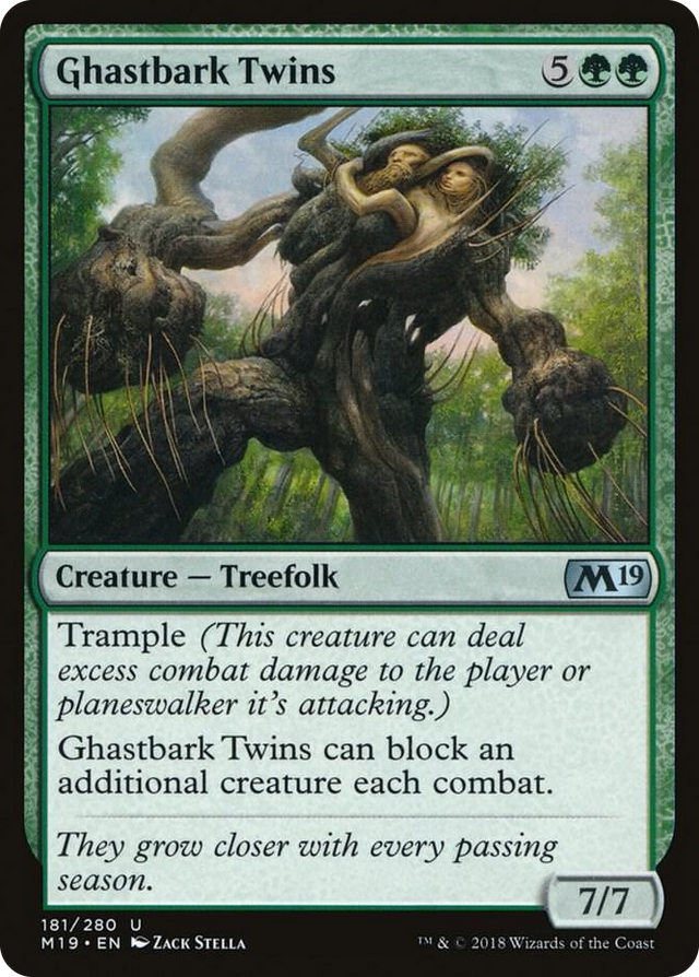 0181 Ghastbark Twins U Core Set 2019
