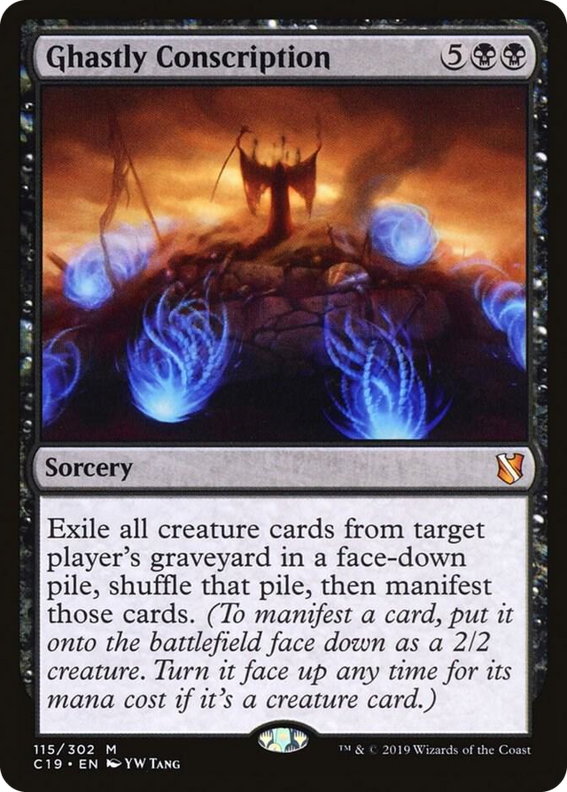 0115 Ghastly Conscription M Commander 2019