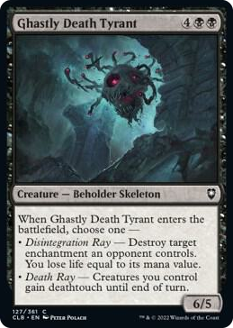 0127 Ghastly Death Tyrant C Commander Legends: Battle for Baldur's Gate