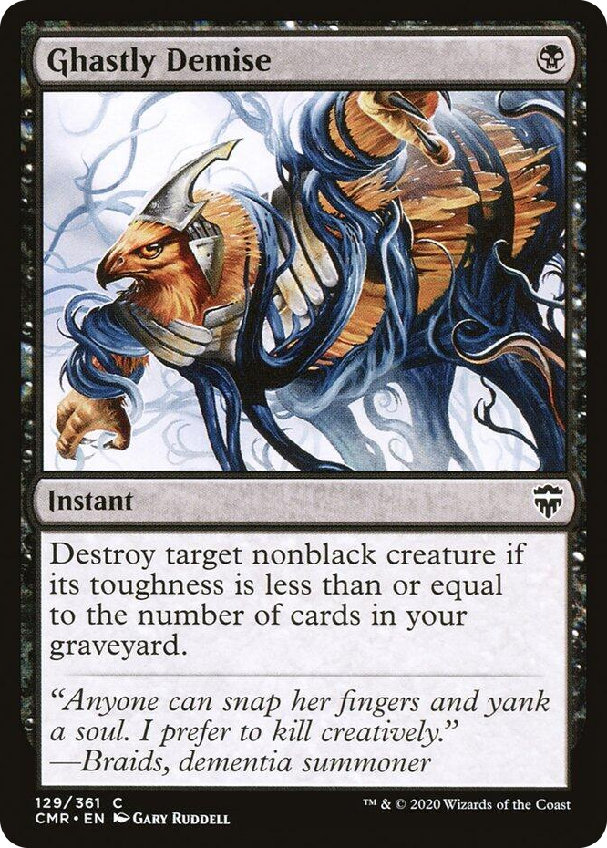 0129 Ghastly Demise C Commander Legends