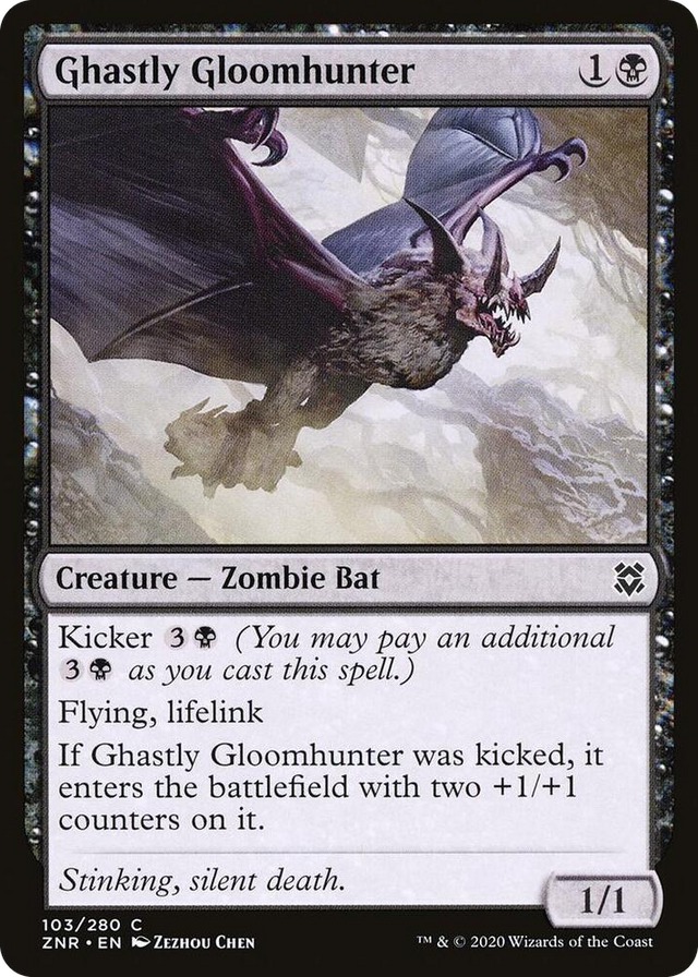 0103 Ghastly Gloomhunter C Zendikar Rising