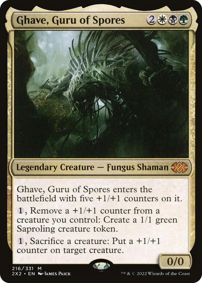 0216 Ghave, Guru of Spores M Double Masters 2022