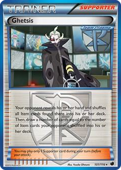 0101 Ghetsis - 101/116 (BW Plasma Freeze) Rare Deck Exclusives