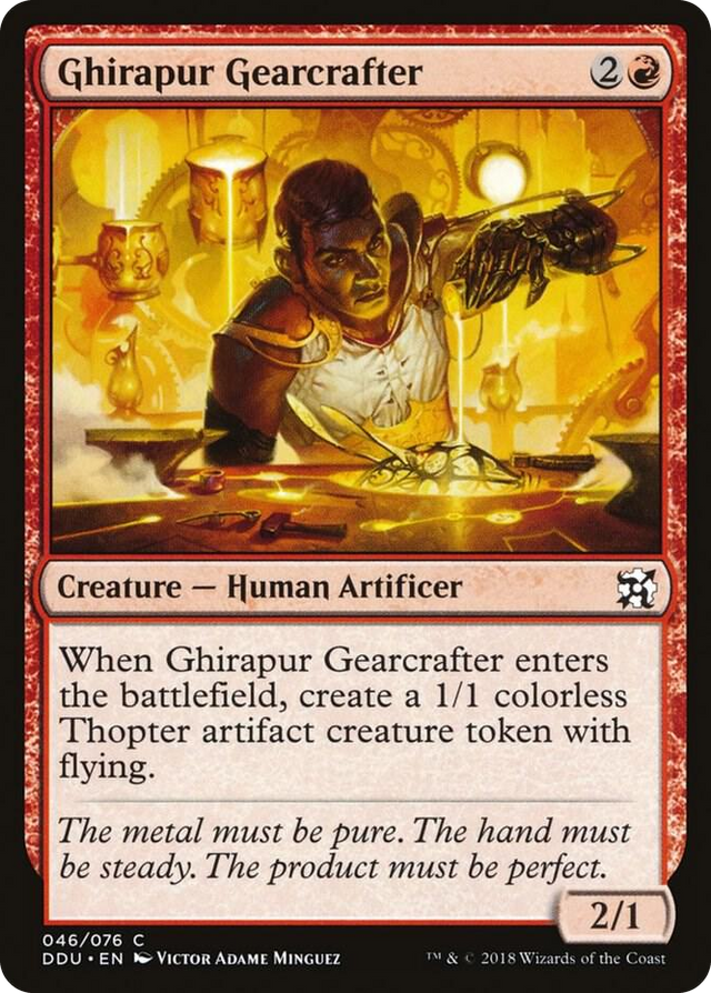 0046 Ghirapur Gearcrafter C Duel Decks: Elves vs. Inventors