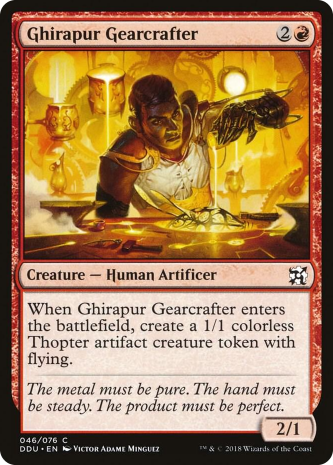 0046 Ghirapur Gearcrafter C Duel Decks: Elves vs. Inventors