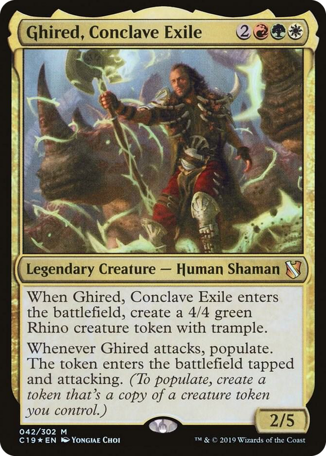 0042 Ghired, Conclave Exile M Commander 2019