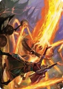 0032 Ghitu Amplifier Art Card S Art Series: Dominaria United