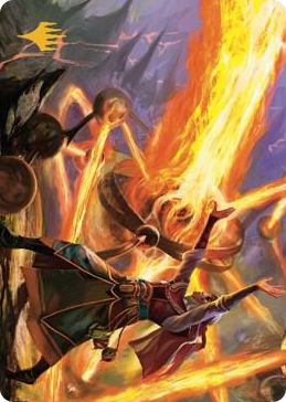 0032 Ghitu Amplifier Art Card (Gold-Stamped Signature) S Art Series: Dominaria United
