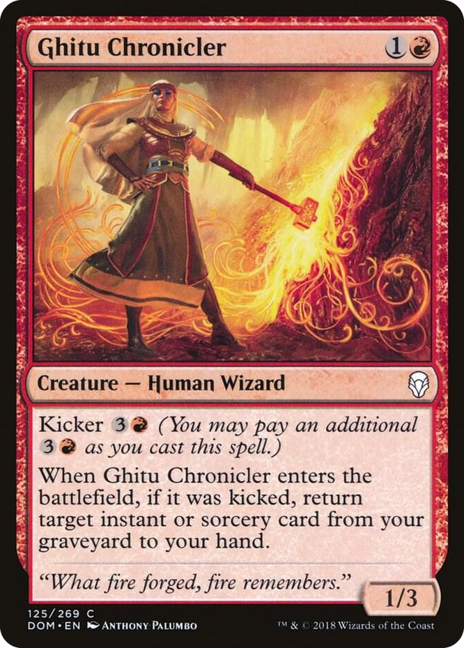 0125 Ghitu Chronicler C Dominaria