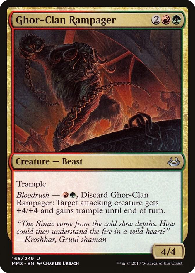 Ghor-Clan Rampager #165 U - Modern Masters 2017 Pokemon card