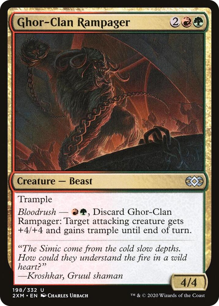 0198 Ghor-Clan Rampager U Double Masters