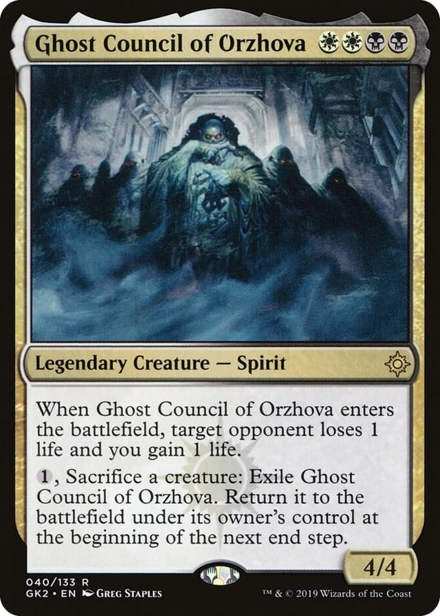 0040 Ghost Council of Orzhova R Ravnica Allegiance: Guild Kits