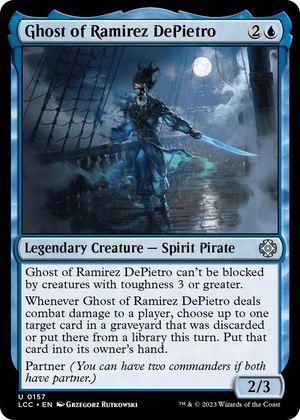 0157 Ghost of Ramirez DePietro U Commander: The Lost Caverns of Ixalan