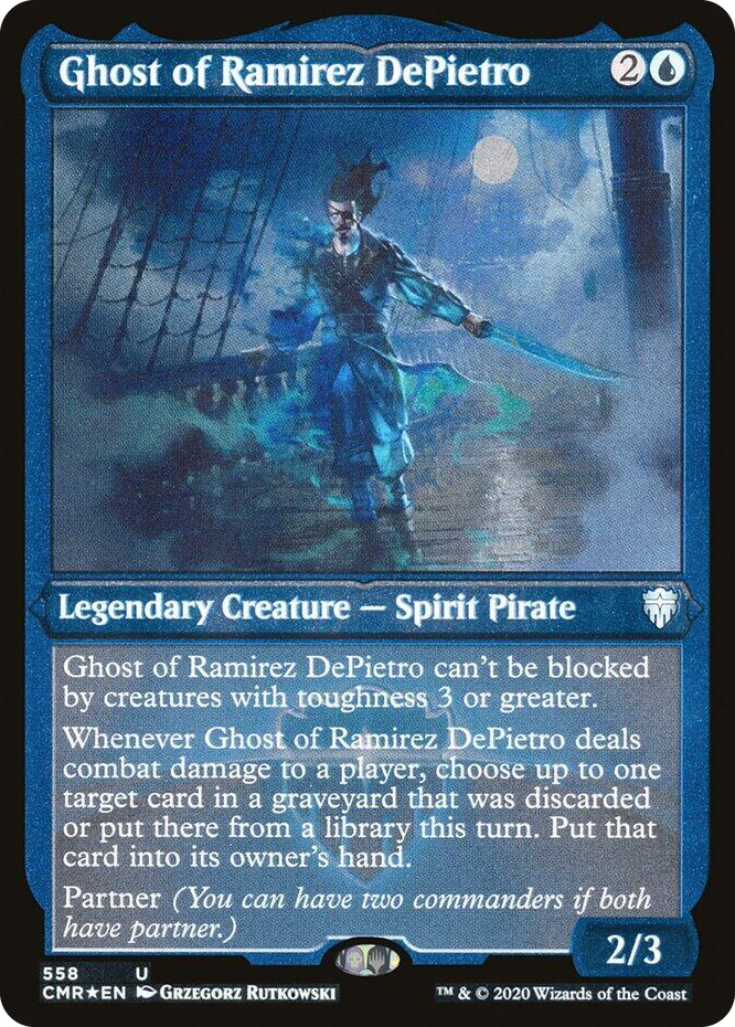 0558 Ghost of Ramirez DePietro (Foil Etched) U Commander Legends