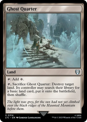 0314 Ghost Quarter U Commander: The Lord of the Rings: Tales of Middle-earth