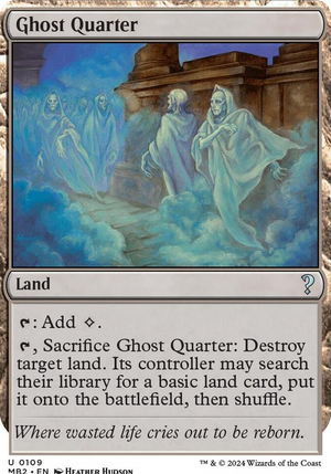 0109 Ghost Quarter (White Border) U Mystery Booster 2