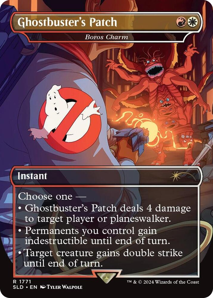 1771 Ghostbuster's Patch - Boros Charm R Secret Lair Drop Series