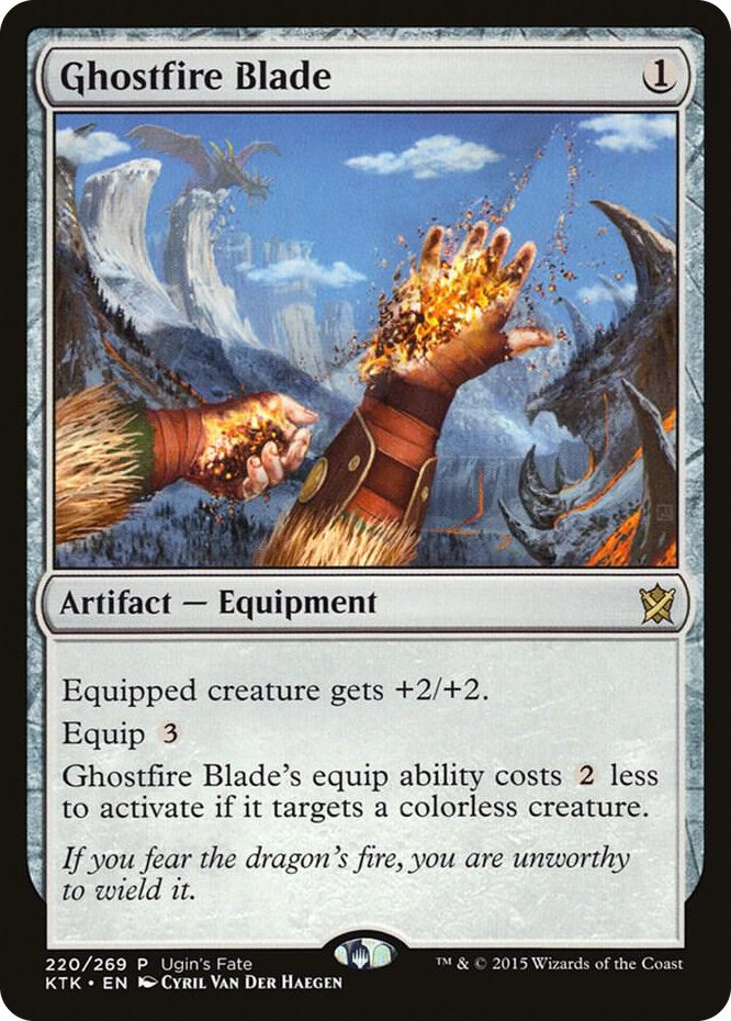 0220 Ghostfire Blade P Ugin's Fate Promos