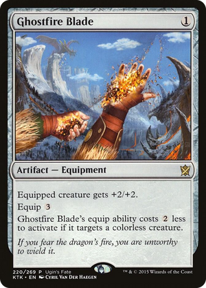 0220 Ghostfire Blade P Ugin's Fate Promos