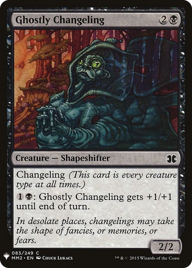0083 Ghostly Changeling C The List Reprints
