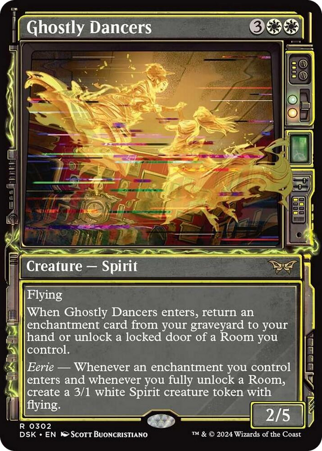 0302 Ghostly Dancers (Showcase) R Duskmourn: House of Horror
