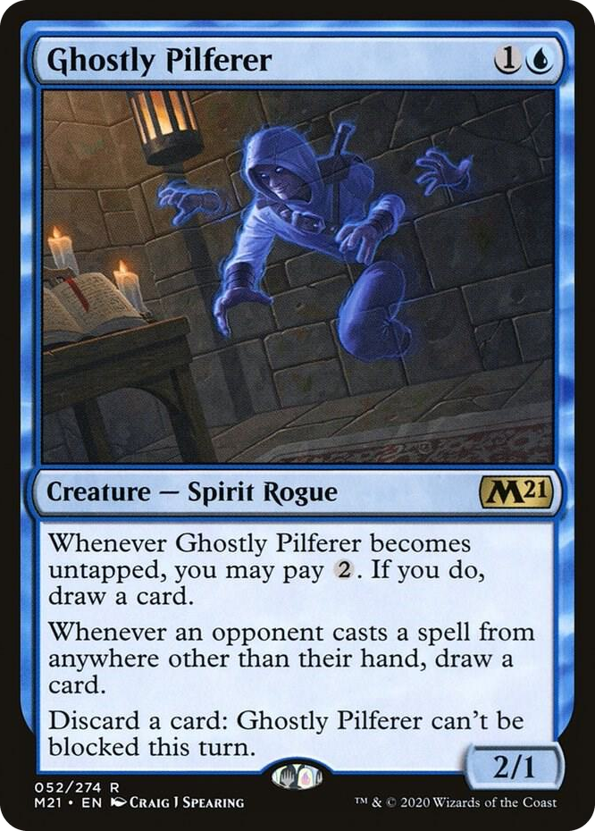 0052 Ghostly Pilferer R Core Set 2021