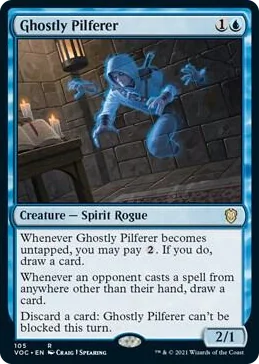 0105 Ghostly Pilferer R Commander: Innistrad: Crimson Vow