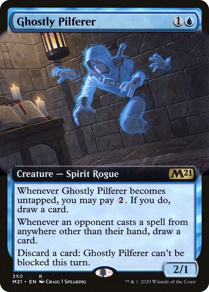 0350 Ghostly Pilferer (Extended Art) R Core Set 2021
