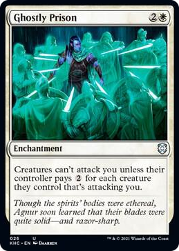 0026 Ghostly Prison U Commander: Kaldheim
