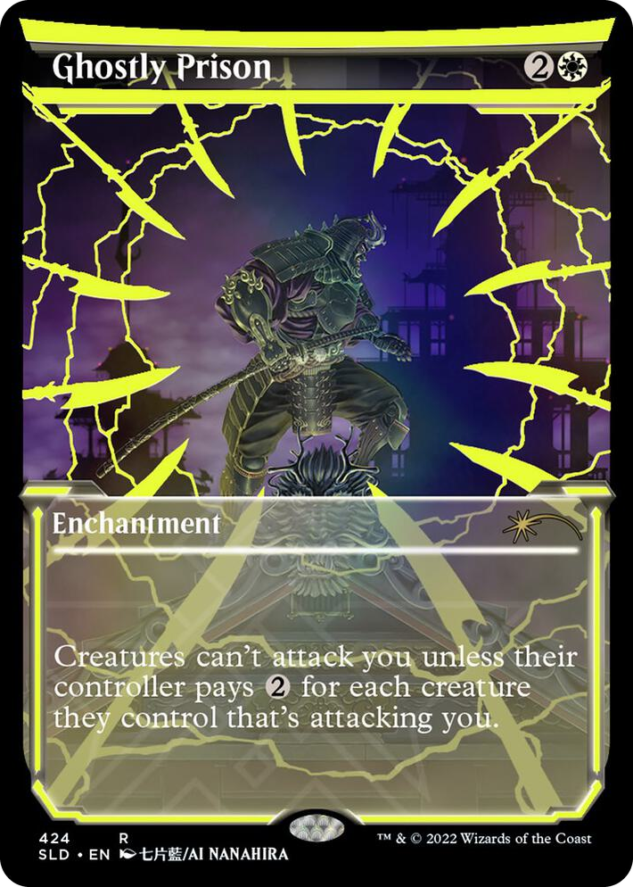 0424 Ghostly Prison (Neon Yellow) R Secret Lair Drop Series