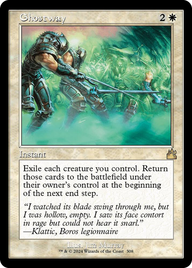 0308 Ghostway (Retro Frame) R Ravnica Remastered