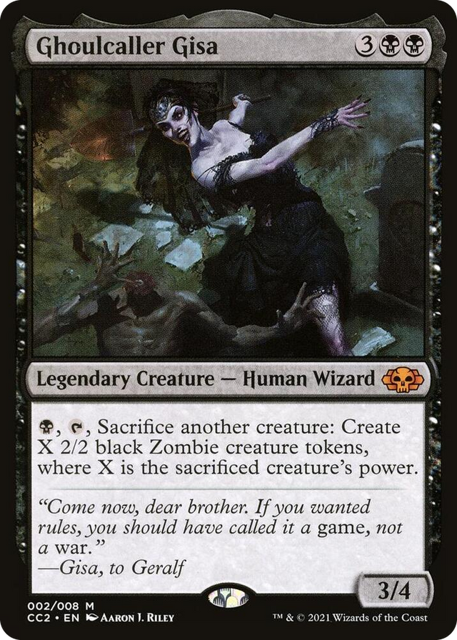 0002 Ghoulcaller Gisa M Commander Collection: Black