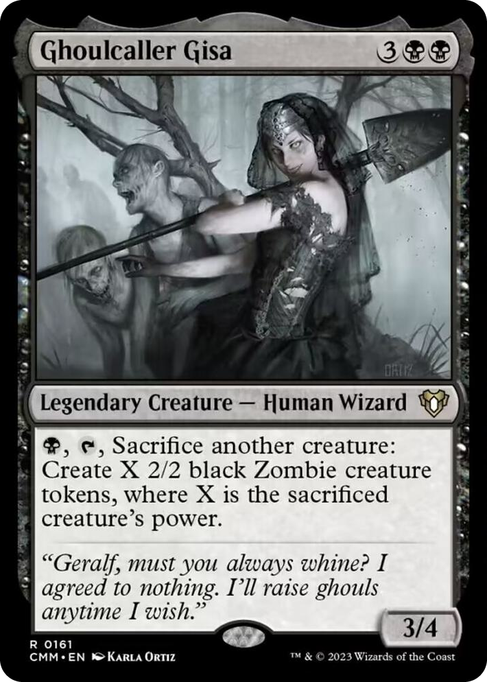 0161 Ghoulcaller Gisa R Commander Masters