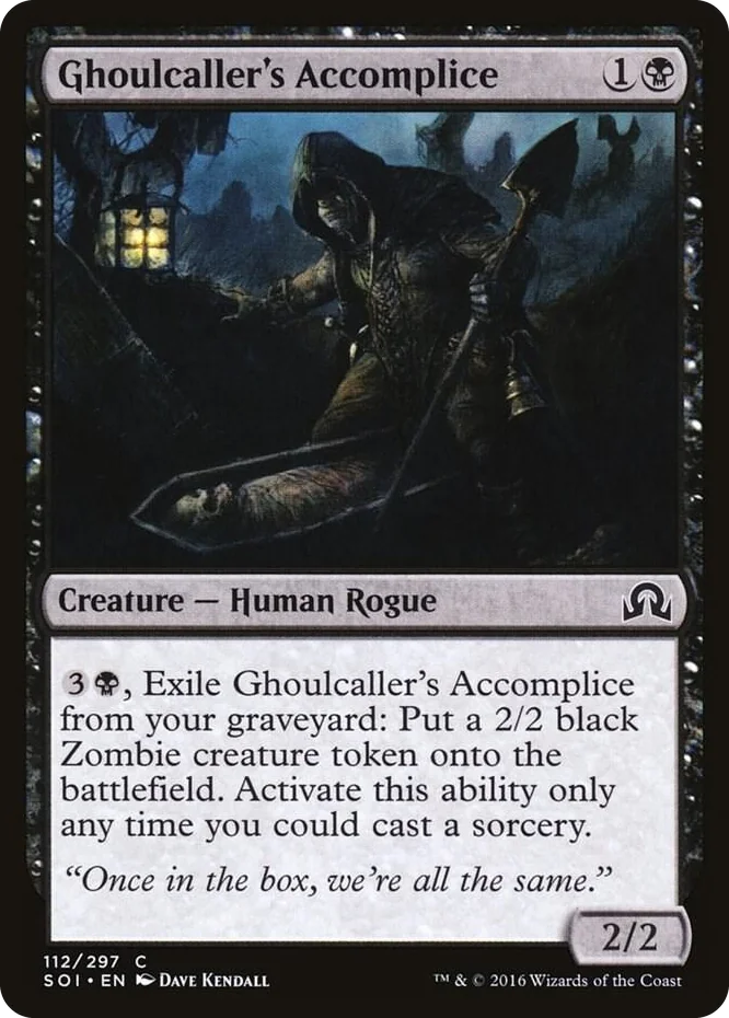 0112 Ghoulcaller's Accomplice C Shadows over Innistrad