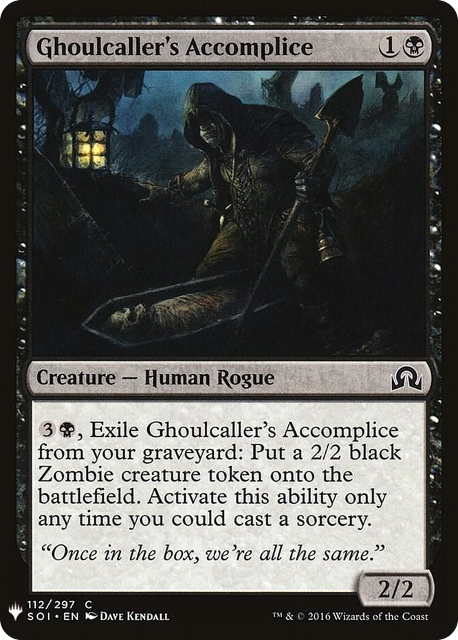 Ghoulcaller's Accomplice #112 C - The List Reprints Pokemon card
