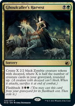0225 Ghoulcaller's Harvest R Innistrad: Midnight Hunt